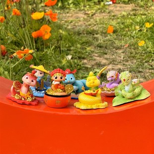 泉州蛇年伴手礼文创礼品七彩刺桐蛇原型纪念品摆件收藏