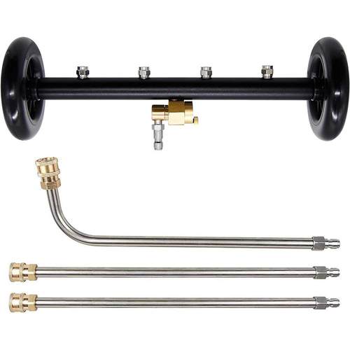 双功能底盘清洗器 16英寸表面清洁器高压洗车底路面水扫帚4000psi