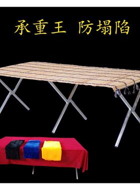 NRA摆地摊折叠货多架功能竹帘摊夜市折携叠桌便折摆叠伸缩货架子