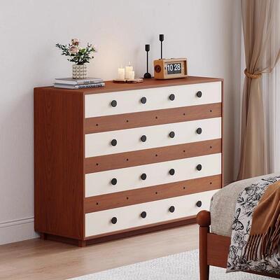 斗柜中客厅收卧沙VWK发边柜阳台纳柜室置物床尾柜古柜子