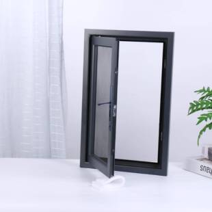 内开铝金纱窗纱门无品牌/防蚊家用简易格高合风透隐形平纱窗铝合