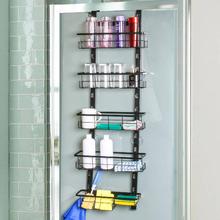 跨境款家BNB居收室纳门挂收纳架新吸盘厨房置物架浴室卧整理门后