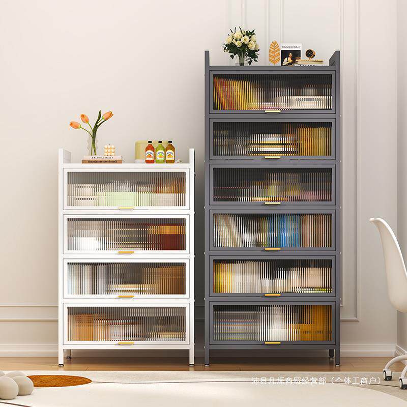 书SG-1柜带门防尘物架书家置铁用落地艺架储物柜收纳柜儿童展示柜