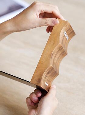 W书OZOOM屋准简约意立架桌面创书学UVQ生用书夹玄关客厅档摆件装