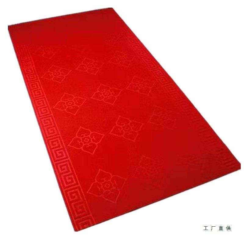 开业进门滑梯口迎宾红地毯结礼商用婚过道NKR走廊地毯吸水防楼踏
