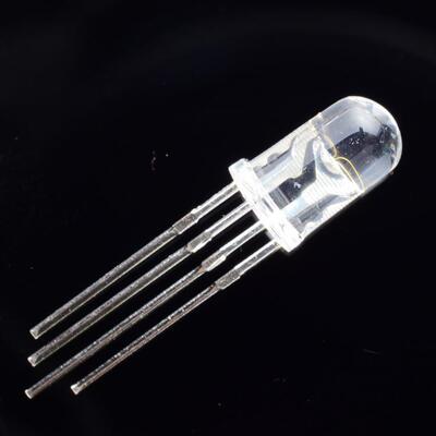 F5共阴FPVG共阳RB全彩灯珠5四脚透明MM发光二管LED灯珠5MM极全彩