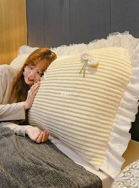 米床头靠垫大靠可卧拆洗室床上长靠枕护腰沙发榻榻床FJO背靠背垫