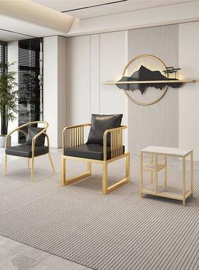 轻奢201221CJ岩茶台板办公家用客约厅茶几泡阳台茶简现代新中式茶