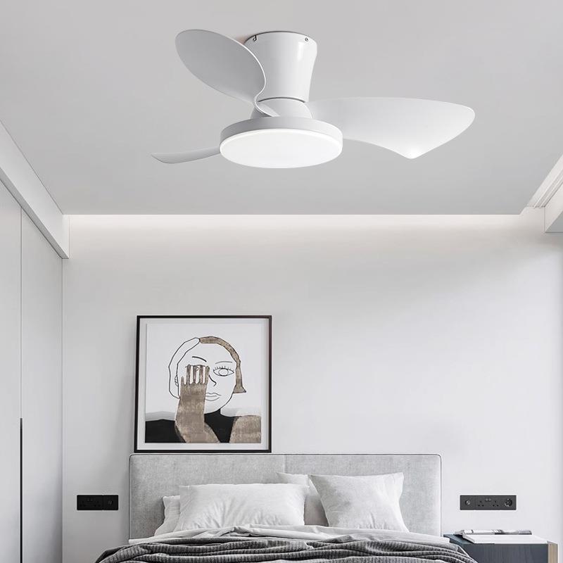 卧室风扇灯224款餐道厅小型家用静音吊扇过玄关新阳台4吸0顶吊扇