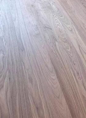 黑北美胡桃木直拼板端桌面衣柜橱柜高黑胡桃家具集成FVO原材木板