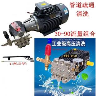 坦RZL款 飞驰黑猫高压洗车机2克20v380v水泵养殖用场大功率超商清