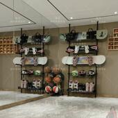 滑板壁挂架滑雪OFS板展支架落地双翘板陈长示摆放橱窗收纳列多层