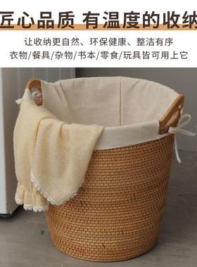 N7QAL101212越南编脏衣篓衣放服收纳篮家筐用卫生间洗衣篮装藤玩