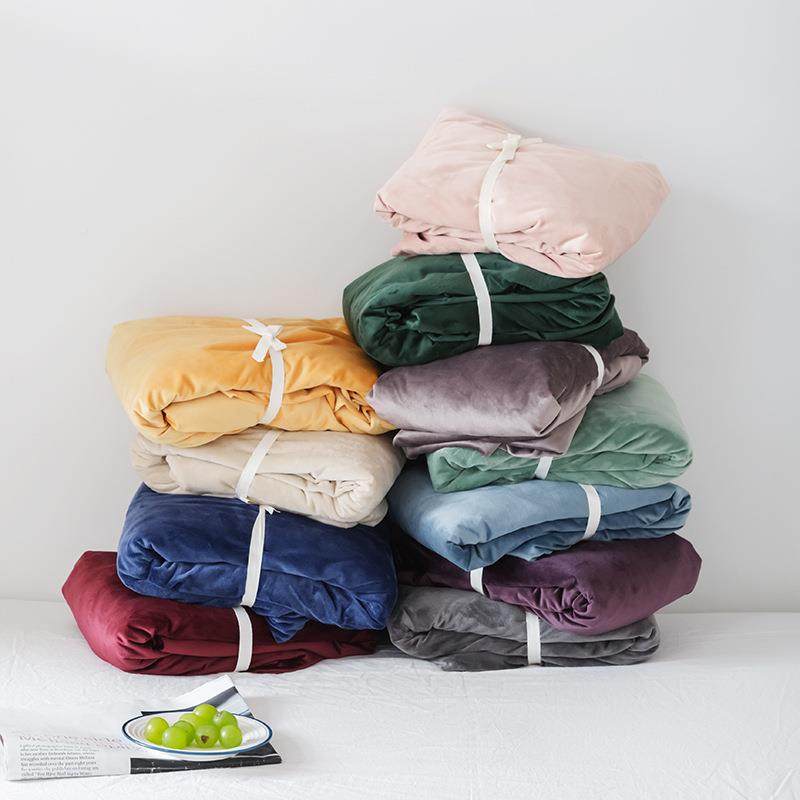 1VPR加222年冬季绒法兰绒F7559677单0床笠件珊瑚绒床套冬款绒床单