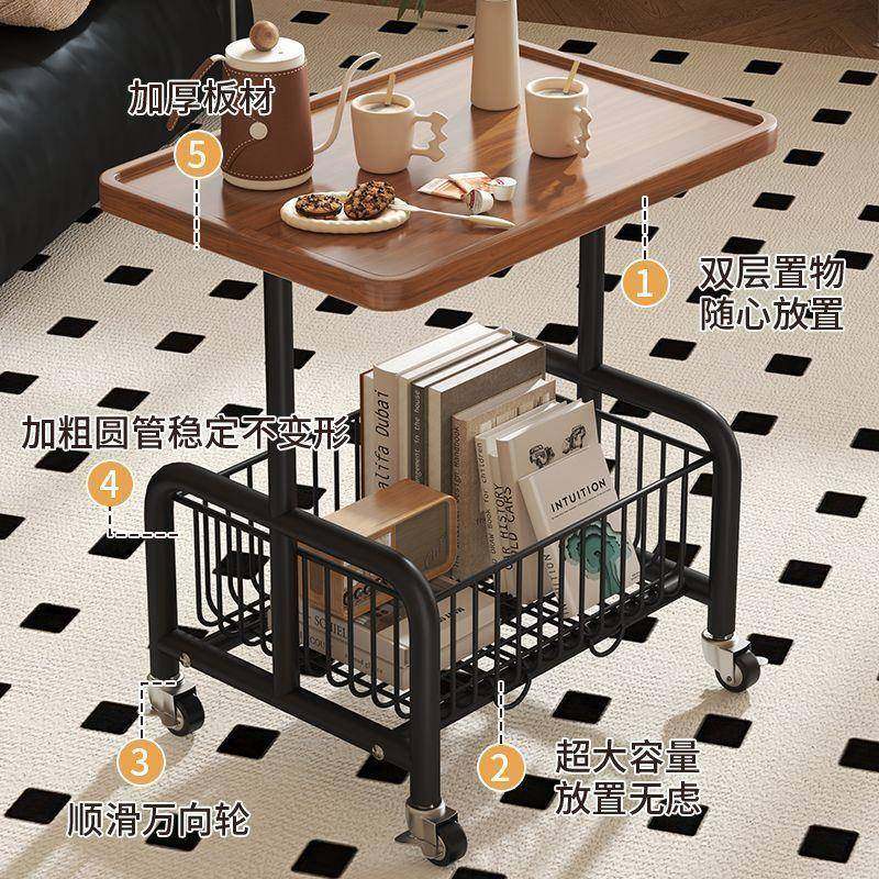 客厅发边几移沙动收拉纳推置物IUJ架小茶几代家用床现边柜卧室小,鲜花速递/花卉仿真/绿植园艺,其它园艺用品,淘宝优惠券,粉丝福利购,淘宝优惠卷