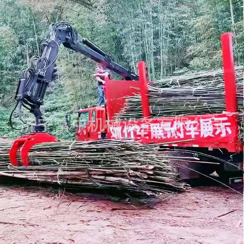宜宾直销移动轮式抓木机载竹