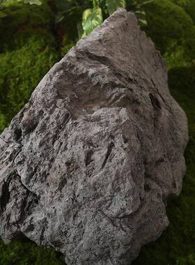 仿真天然石头青龙石装道具景观饰假石型头地景软大UBV造景艺装术