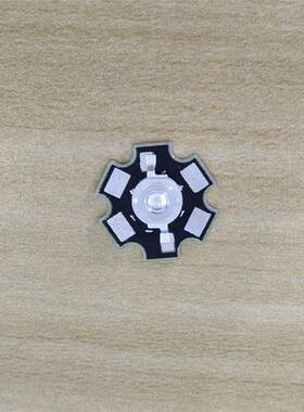 超高亮1大功率蓝珠灯蓝光光宏30mil1w蓝灯仿流明灯W铜GGM支架