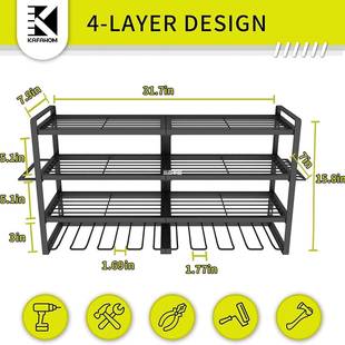 动工电电收纳动工壁具工具器金属钳子工具FKW壁动挂式动工锤子电
