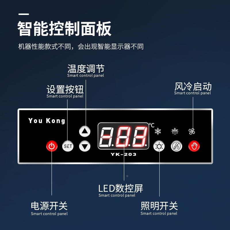 啤酒饮冷藏展示柜柜酒吧KTV立式鲜三门冰保柜大容量双门冷商用料