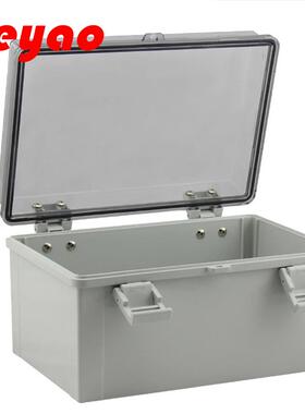 搭扣P7CL透明配电塑料防水QFJ箱Y-箱PCT-302017300*200*10