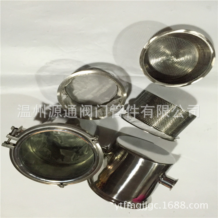 厂家直销卫生级不锈钢蓝式过滤器
