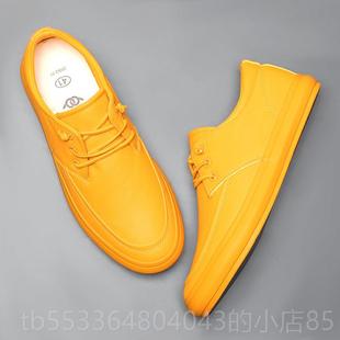 韩式 男士 休闲皮鞋 鞋 系带 青年易搭配运动鞋 高档205春夏男新2潮英式