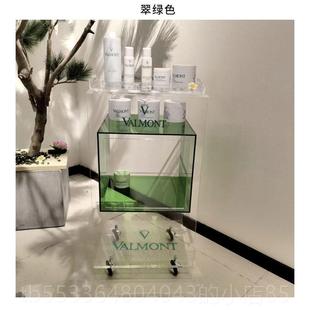 高档高端美容院款推车亚克透明力工具车仪器底人座置物架子轻奢私