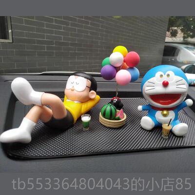 高档2025年叮创当 猫车摆件车载大雄意哆啦A梦中饰控台车内装汽品