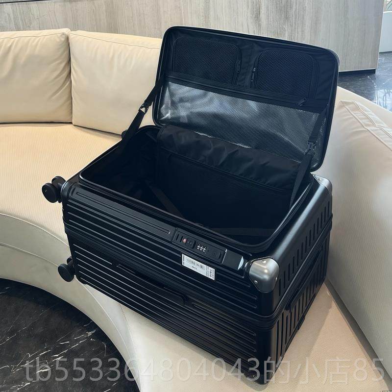 高档新款侧开盖 行李箱女爆五轮旅行箱男扩展拉防杆箱大容量机密