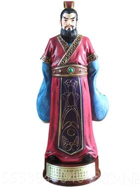 高档中式三国人物操办公仔创意曹雕像 客厅书房公室家摆居设