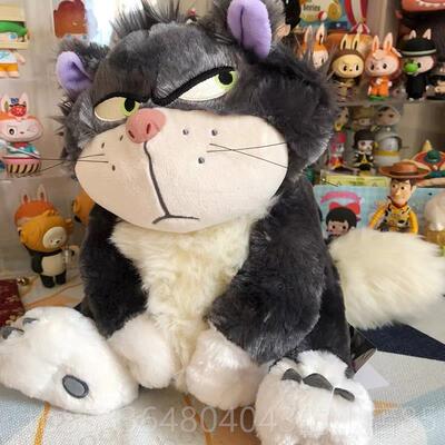 高档可Lucifer路西法猫公仔毛绒玩人抱枕猫咪玩偶生日礼物情爱节