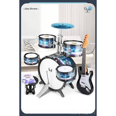 高档大号儿打童架子初学者玩具男孩练手神器用敲乐器鼓爵士鼓3-家