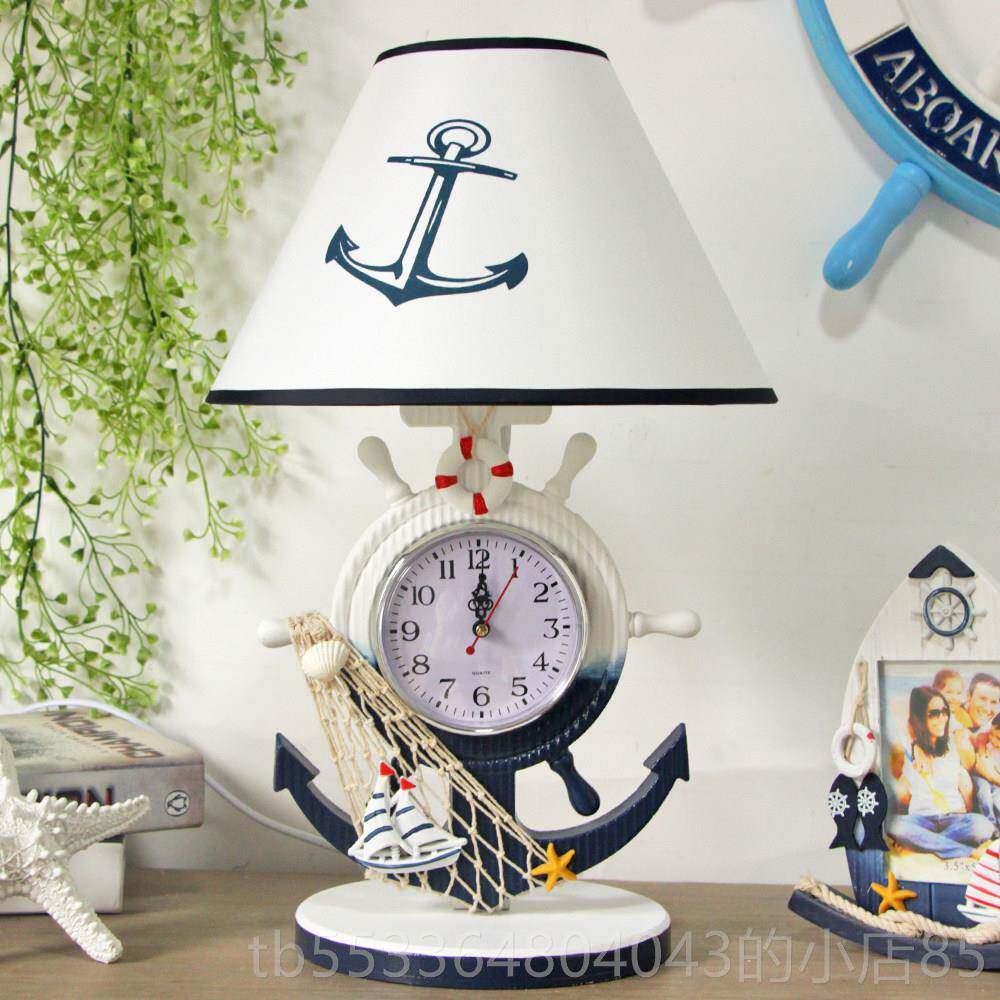 高档地中海个性创意装儿童室房卧床头书房桌护眼可书遥控调光饰台