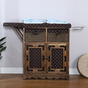 厂家特销创意家具木质烫台熨衣板柜 熨烫板收纳储物柜子