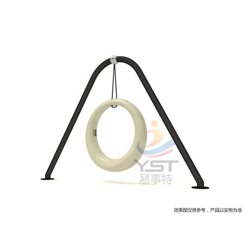 19户外大型广场发光圆形月亮型秋千游乐场儿童音乐游乐夜光秋千