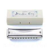 新款 孔生十网孔蓝C调田音阶调口琴十孔水成人初学者专业演奏