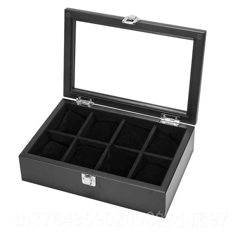 新款优雅覆窗木古玻璃天手表八室手表展示盒珠宝手镯盒收盒纳盒,饰品/流行首饰/时尚饰品新,首饰盒,淘宝优惠券,粉丝福利购,淘宝优惠卷