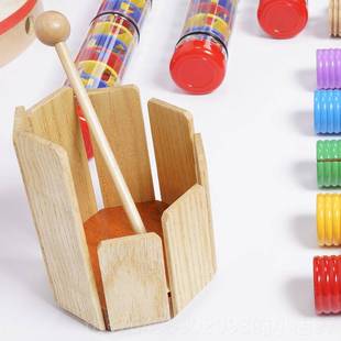 新款奥夫打击器木乐质无炳多音响筒儿童尔音乐敲击多音木琴玩幼儿