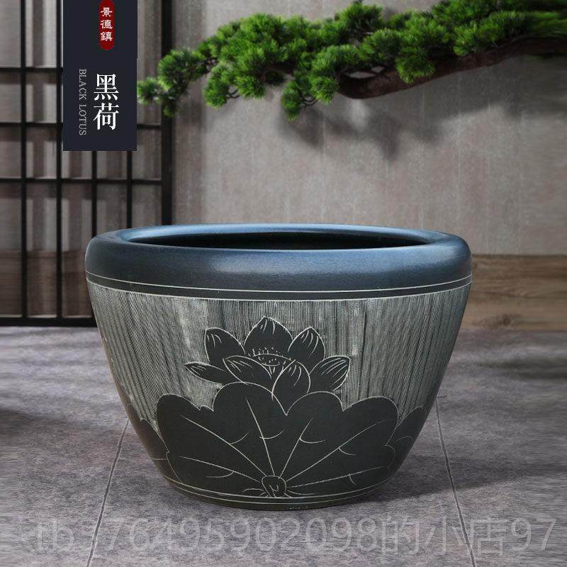 新款景德镇陶瓷鱼缸大号锦鲤养乌特龟的专用缸睡碗荷莲花缸盆花缸,宠物/宠物食品及用品,底柜/落地缸,淘宝优惠券,粉丝福利购,淘宝优惠卷