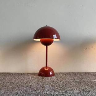 新款北丹麦花苞台灯欧LE长D明灯结卧室书桌装饰婚氛围灯床头灯蘑