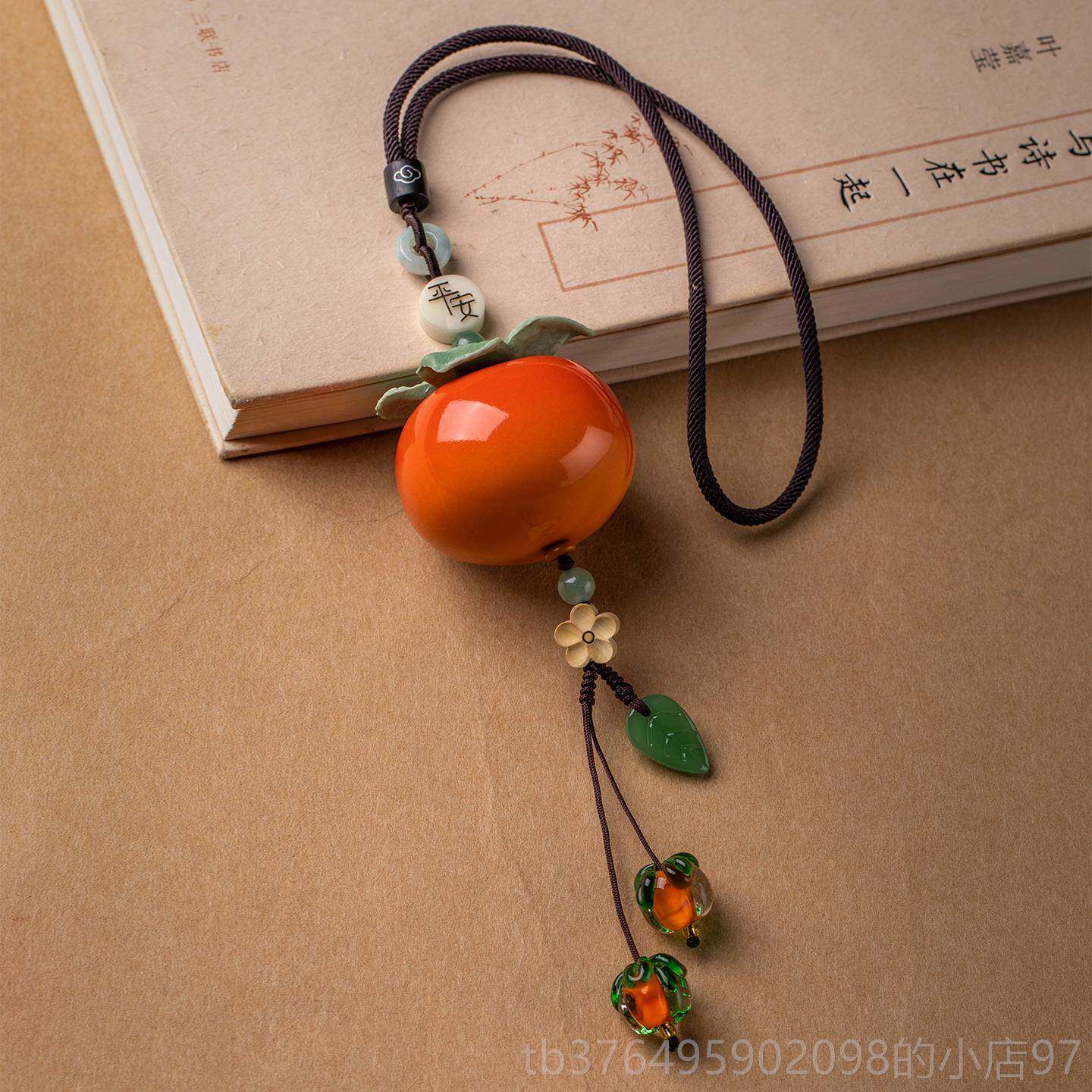 新款诸平安猪猪车载车子内饰挂汽车挂件小事猪柿后照镜吊饰男女礼