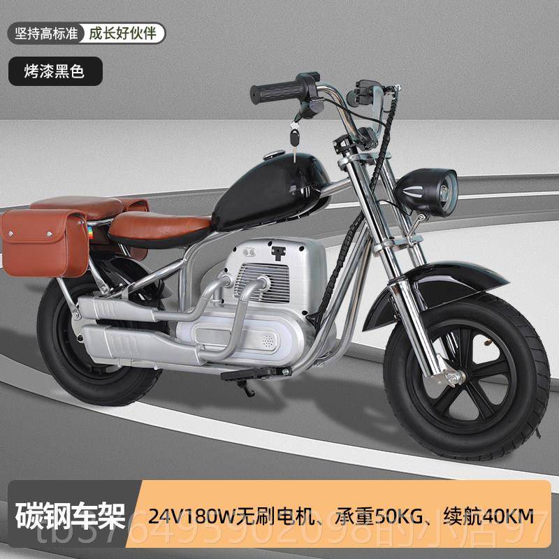 新款哈雷童儿电动摩托电车3岁以儿童电动车