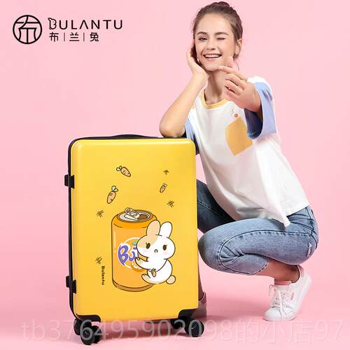 新款布兰兔童儿行李箱女24密n码拉杆箱0网红is学生旅行箱小型2寸