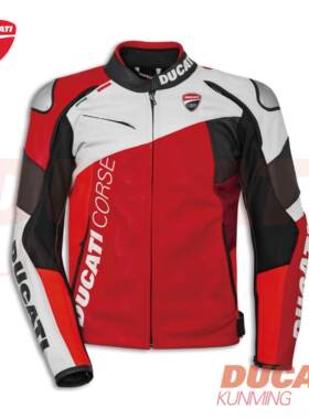 新款DUCAT2I杜卡迪士Corse C6夹 皮衣 022摩托车机车骑骑行四季皮