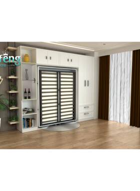 工直供现代风格翻板床旋转床变形床沙厂发床双层床隐DXC床形床轻