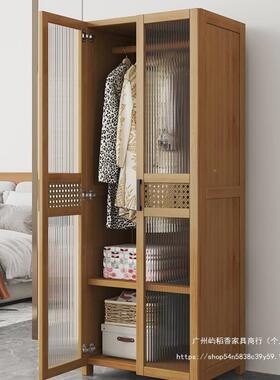 衣出租房易柜经济简PUU型实木衣耐用宿舍收纳组装家柜用卧室挂衣