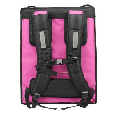 紫色卖箱叠可设计L外OGO骑手配送披萨固包保温冷藏箱BFU可折定车