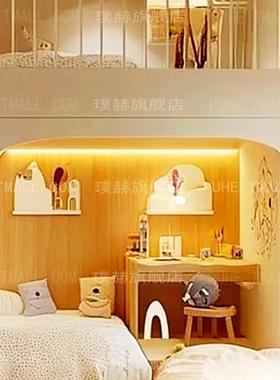 实交错MIO式双层床木高床儿童房全屋子母床互低不打扰姐弟床