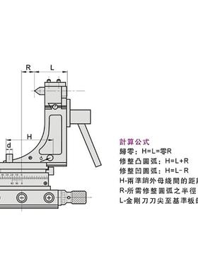 资虎头WD165砂轮修整砂轮圆砂合弧修整器器KST轮修边器